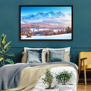 Snowy Mountain Peaks Wall Art