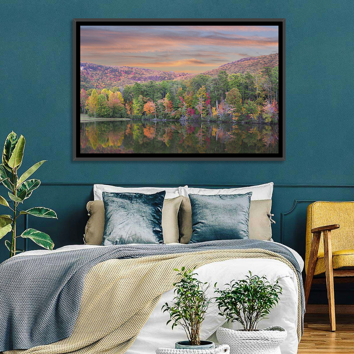 Cheaha State Park Lake Wall Art in a room, landscape