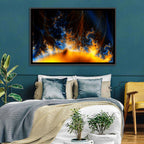 Solar Flare Fractal Flame Wall Art