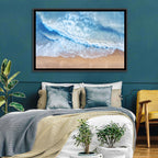 Aerial Turquoise Beach Waves Wall Art