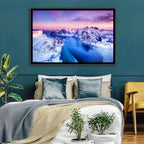 Flakstadpollen Fjord at Sunset Wall Art