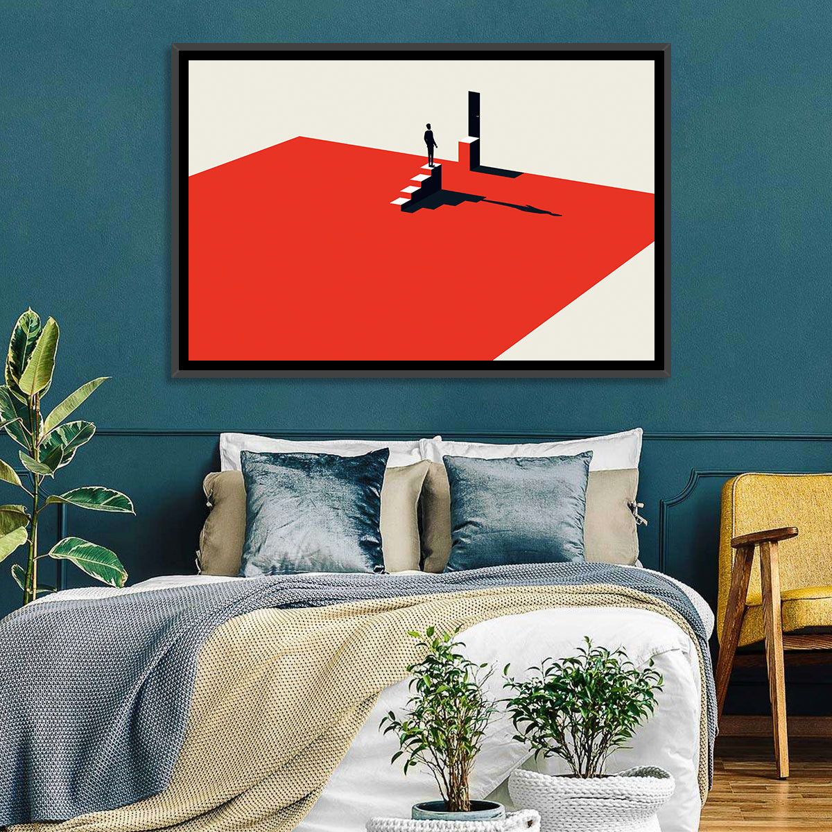 Business Challenges Wall Art in a room, landscape