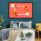 Handwritten Gerbera Greeting Wall Art