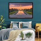 Washington Monument at Dusk Wall Art