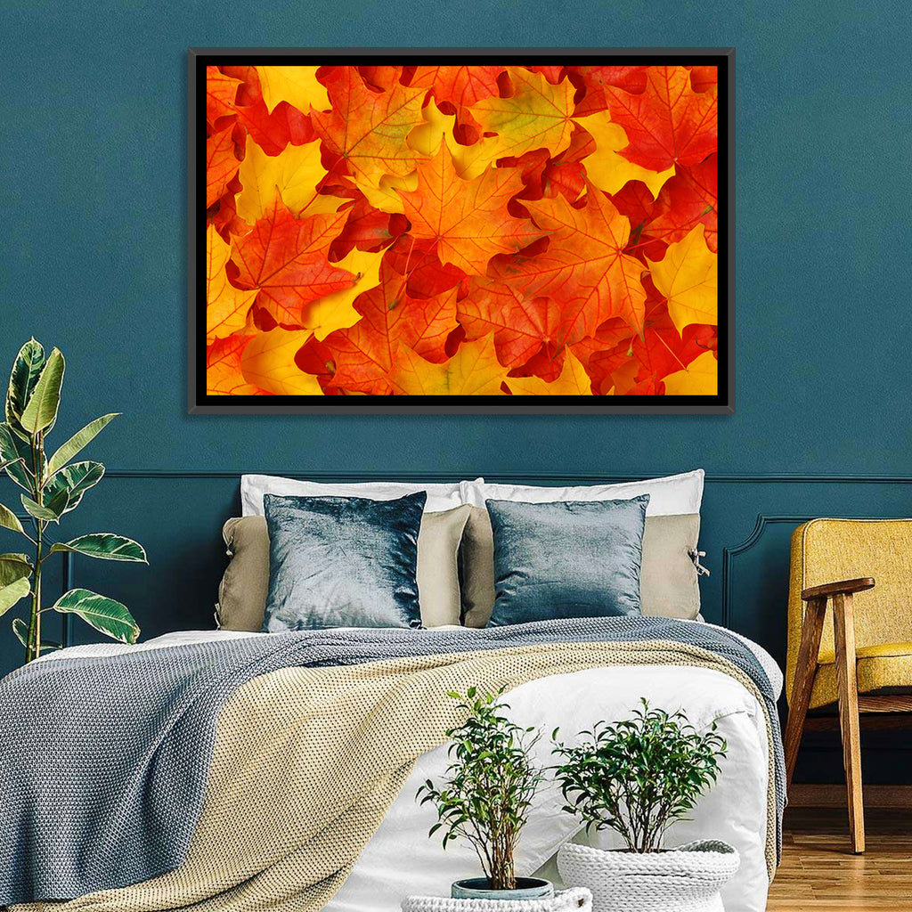 Autumn Maple Leaves Wall Art