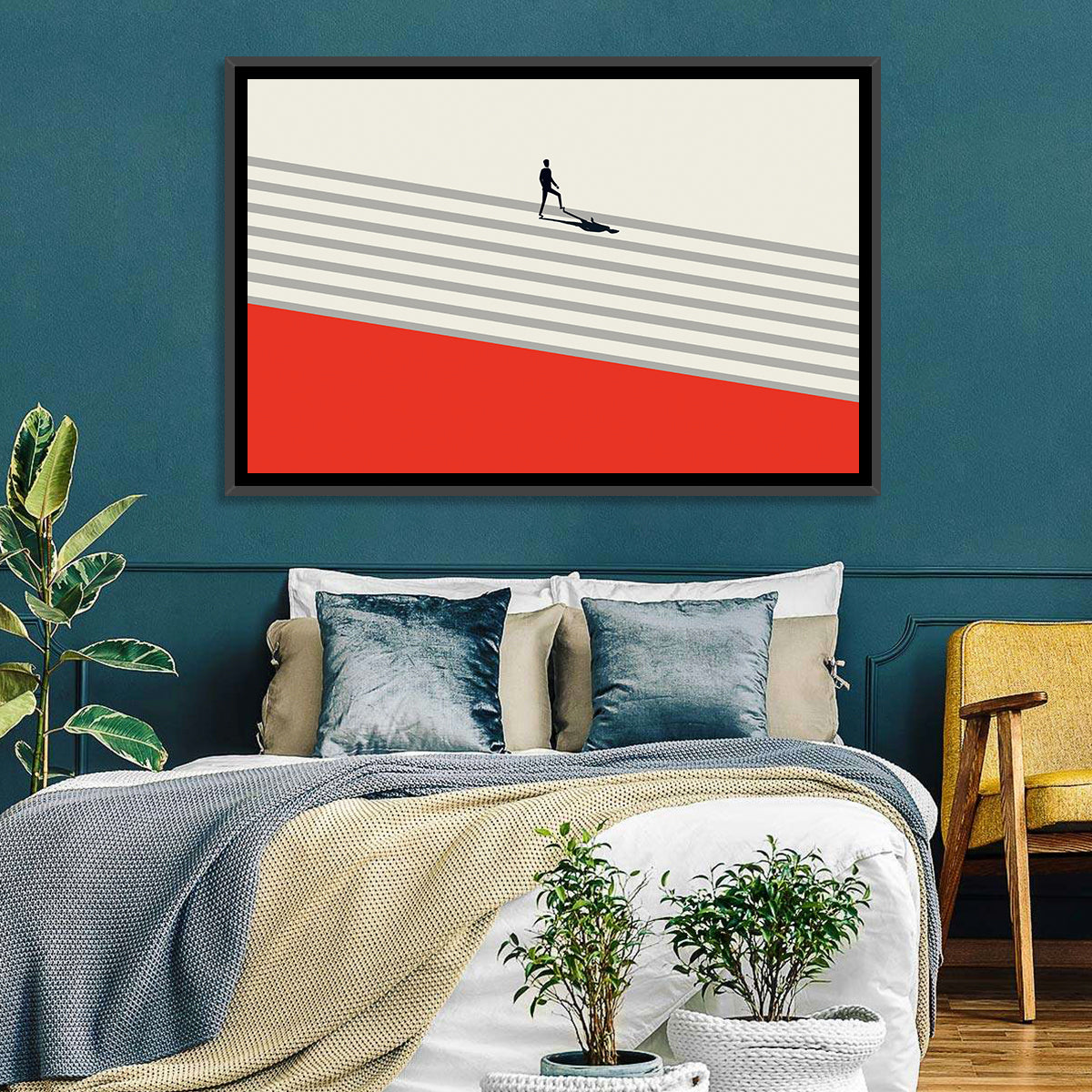 Career Development Concept Wall Art in a room, landscape