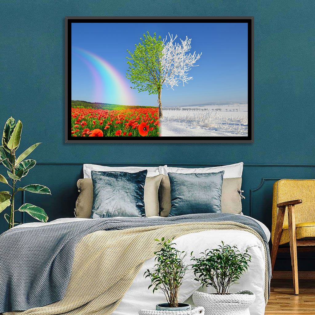 Seasonal Split Landscape Wall Art