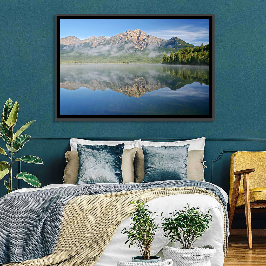 Pyramid Mountain Reflection Wall Art