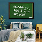Reduce Reuse Recycle Chalkboard Wall Art