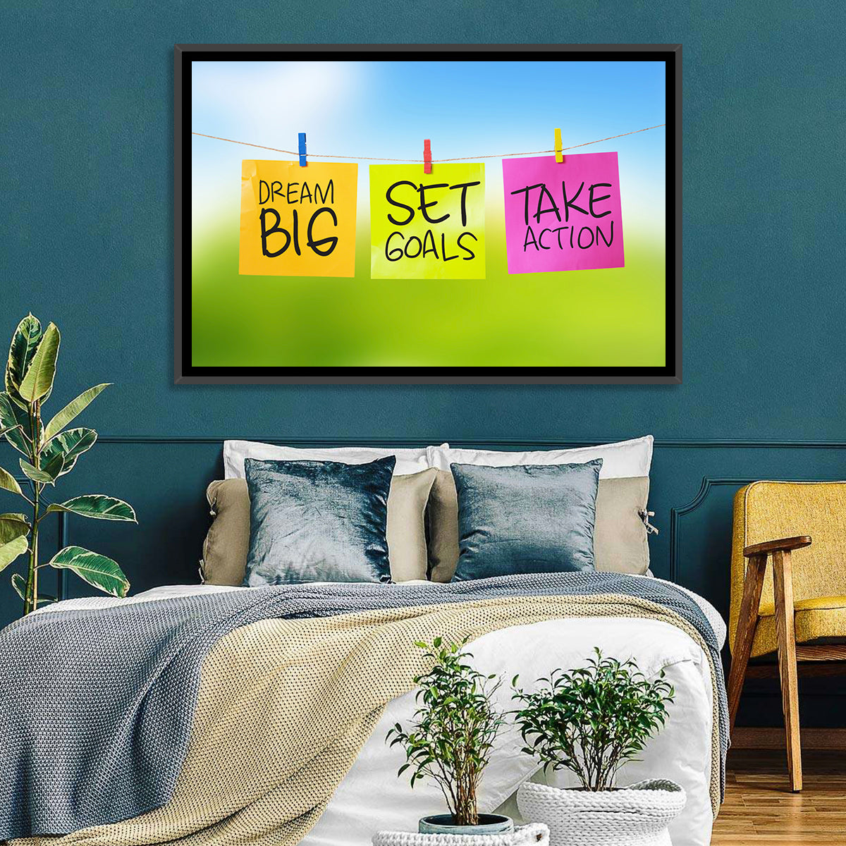 Dream Big Sticky Note Trio Wall Art
