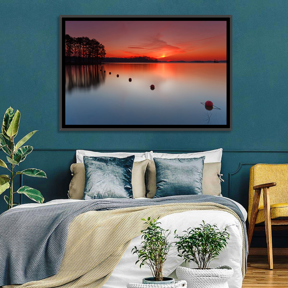 Lake Lanier Sunset Wall Art