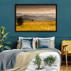 Golden Hour Countryside Hills Wall Art