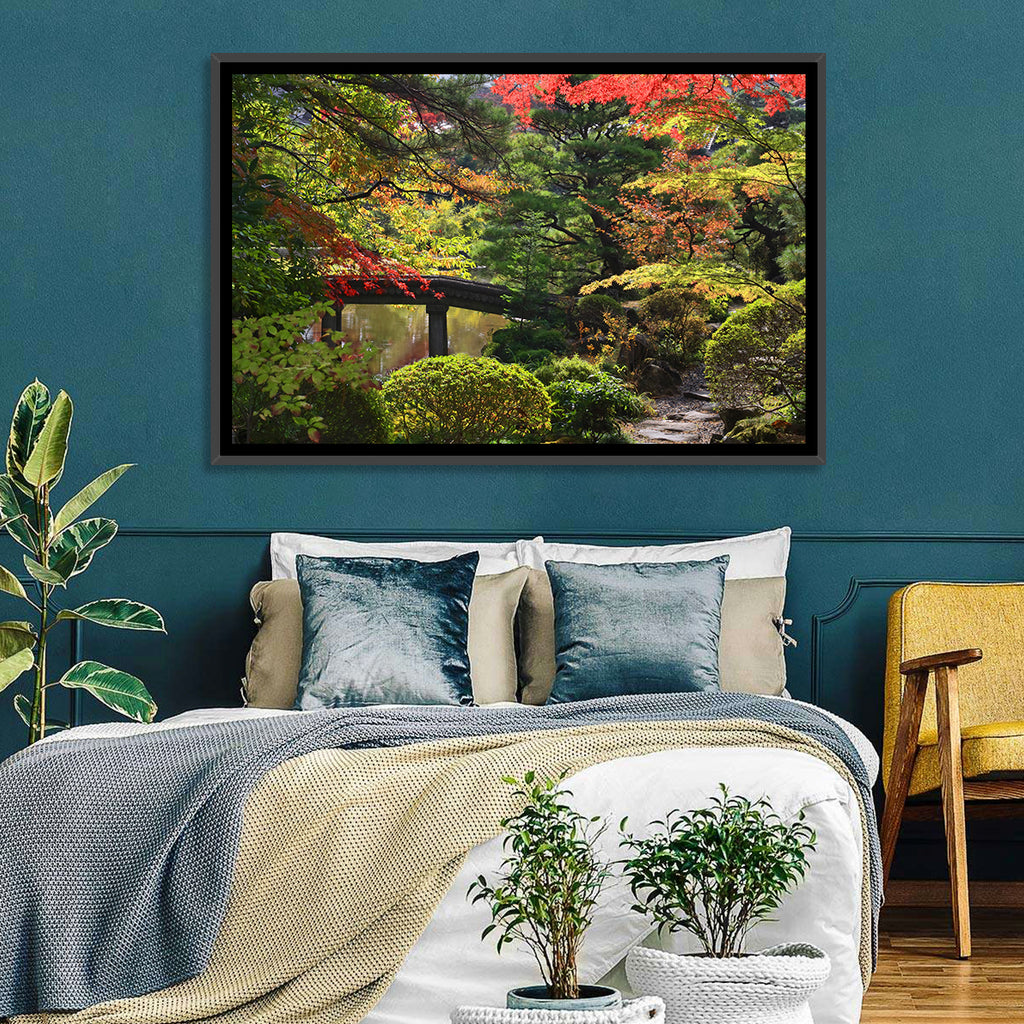 Rinoji Temple Autumn Garden Wall Art