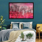 Autumn Trees Reflection Wall Art
