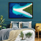 Zlatni Rat Beach Aerial Coast Wall Art