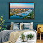 Augusta Savannah River Skyline Wall Art