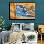 Geysers Valley Aerial View Wall Art