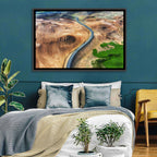 Winding Road in Geysers Valley Wall Art