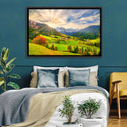 Santa Magdalena Valley at Golden Hour Wall Art