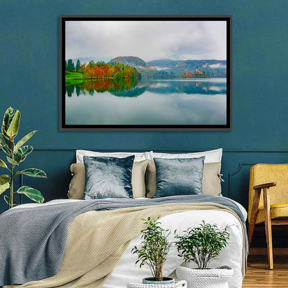 Lake Bled Island Wall Art