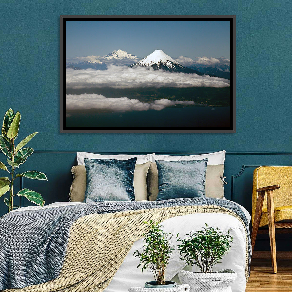Osorno Volcano, Puerto Varas Wall Art in a room, landscape