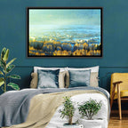 Misty Xinjiang Village Wall Art