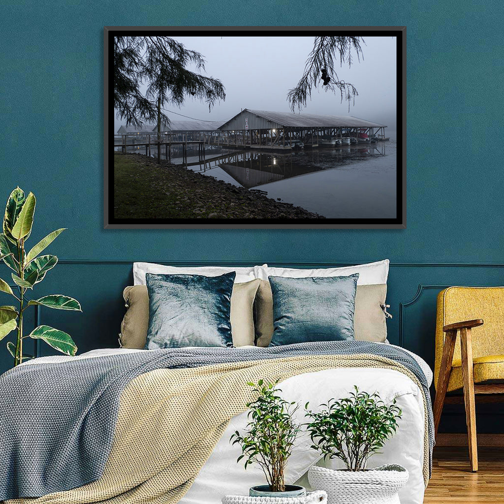 Ozark Beach Resort Boathouse Wall Art