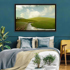 Winding Road Through Rolling Hills Wall Art