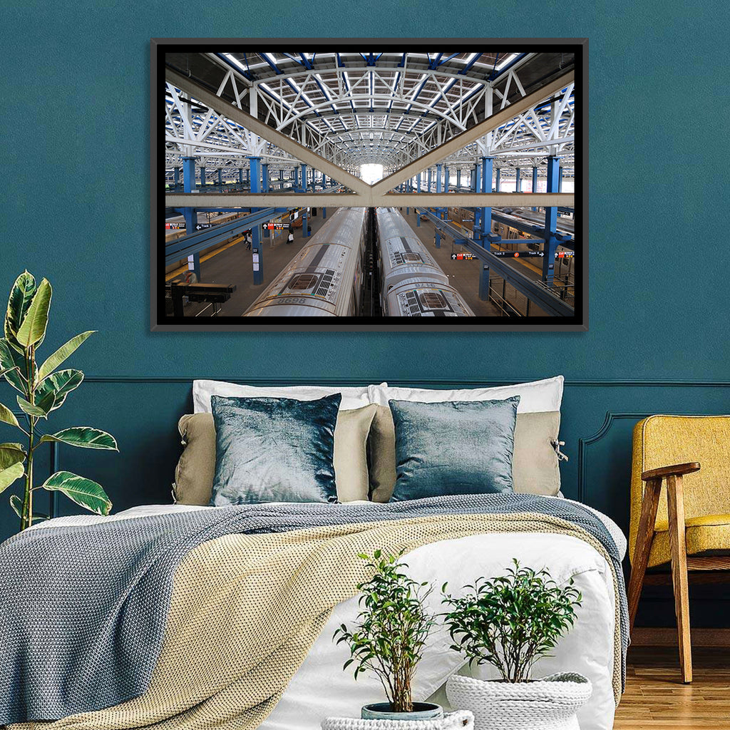 Stillwell Avenue Station Platform Perspective Wall Art