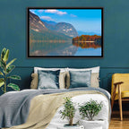 Lake Bohinj Autumn Reflection Wall Art