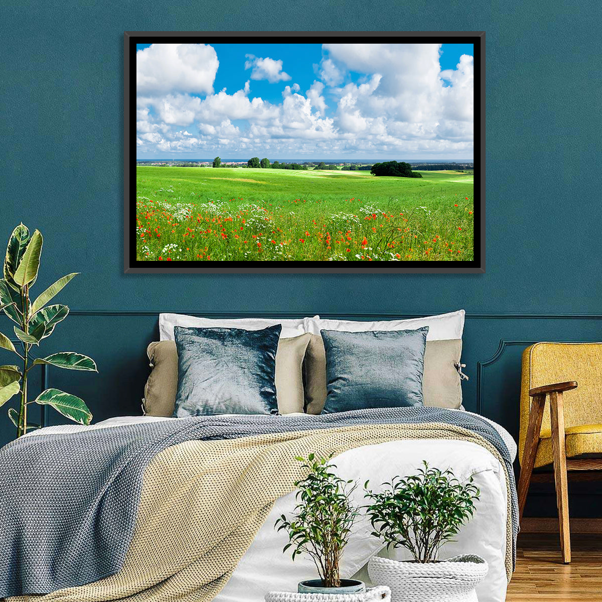 Summer Meadow with Poppies Wall Art