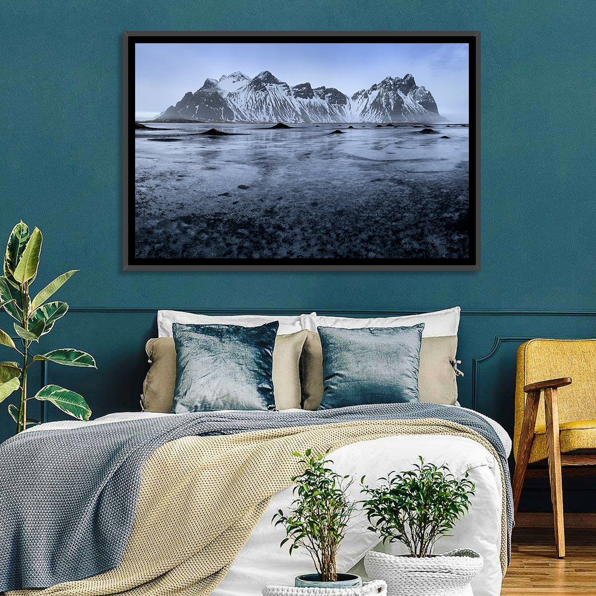 Vestrahorn at Stokksnes Wall Art in a room, landscape