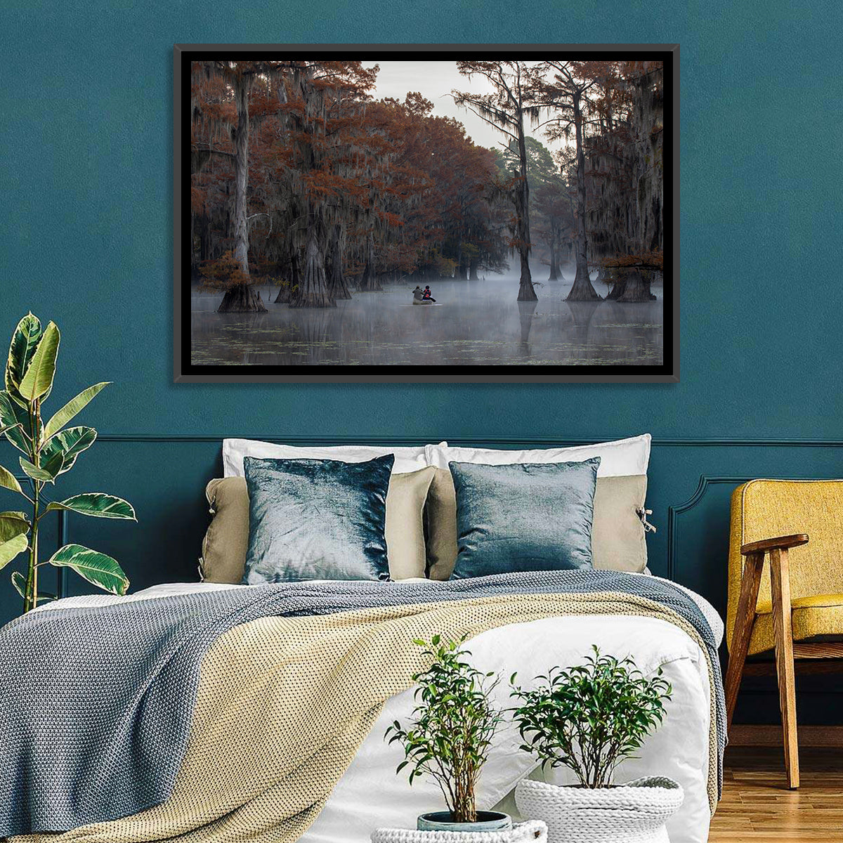 Caddo Lake Morning Mist Wall Art
