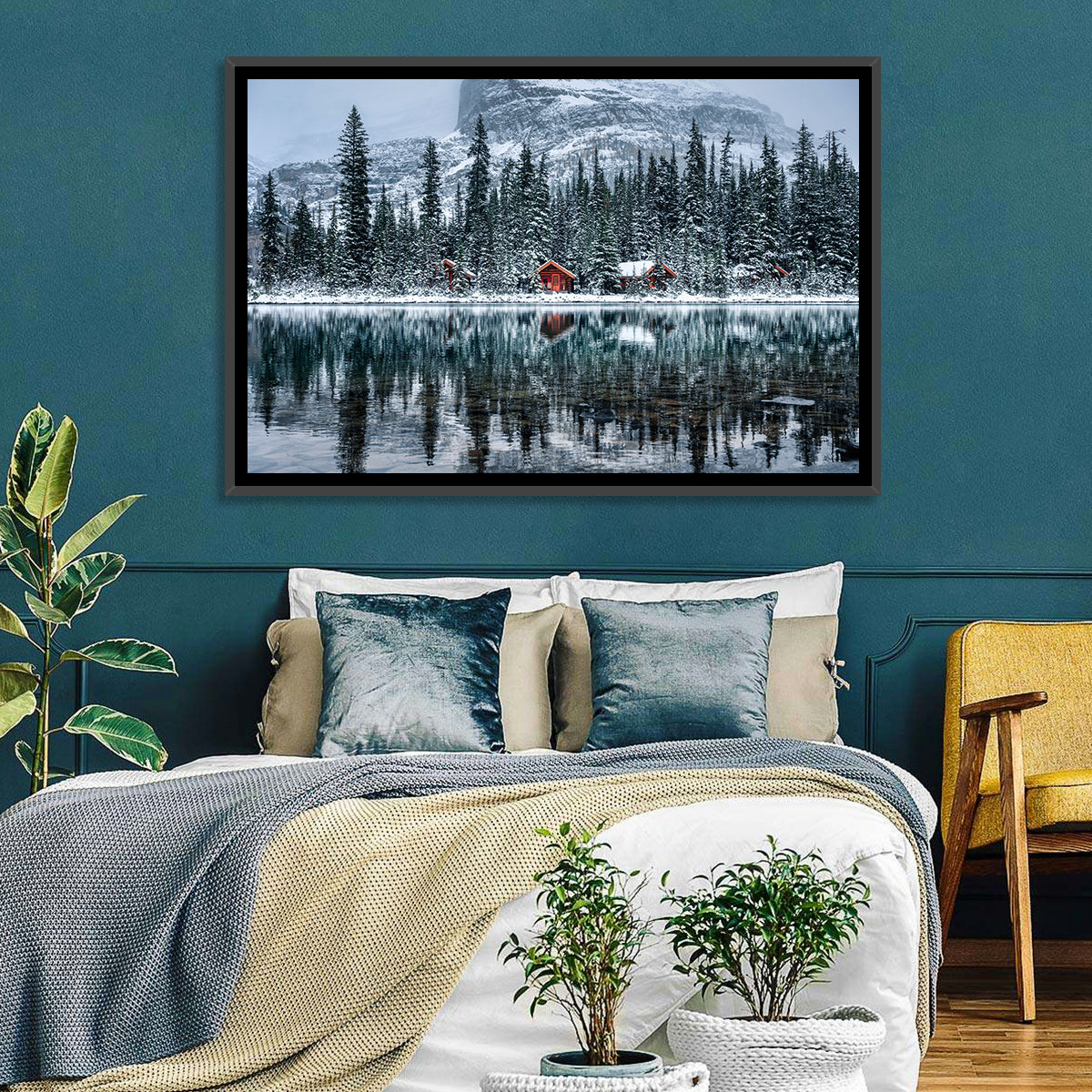 Lake O Hara Winter Wall Art