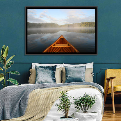 Canoe in Lake Ontario Wall Art