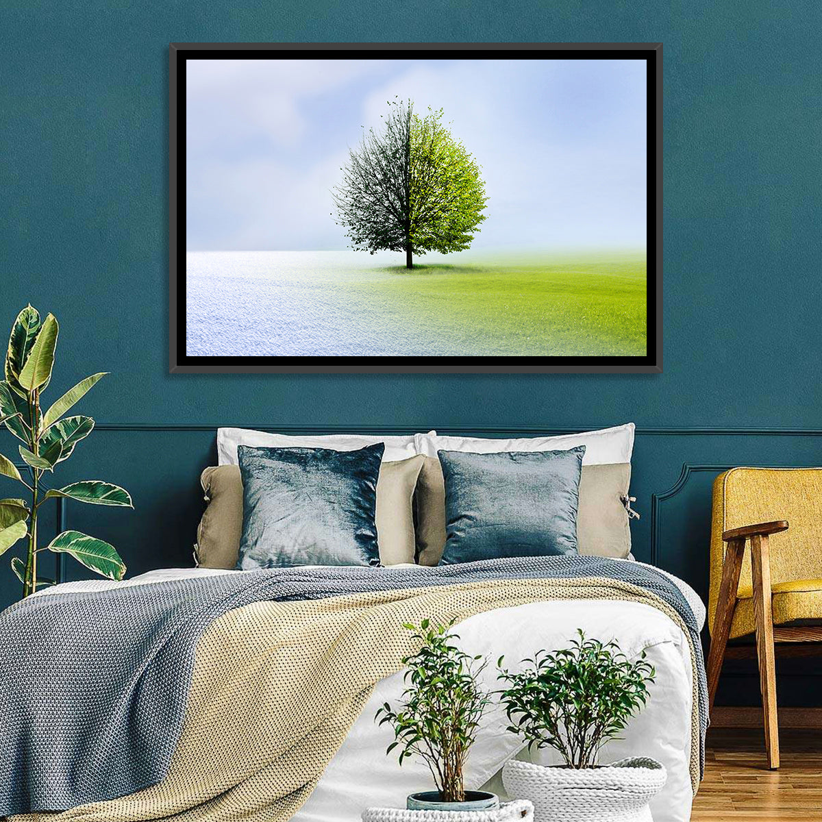 Winter to Spring Tree Wall Art