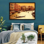 Grand Canal Gondola at Golden Hour Wall Art