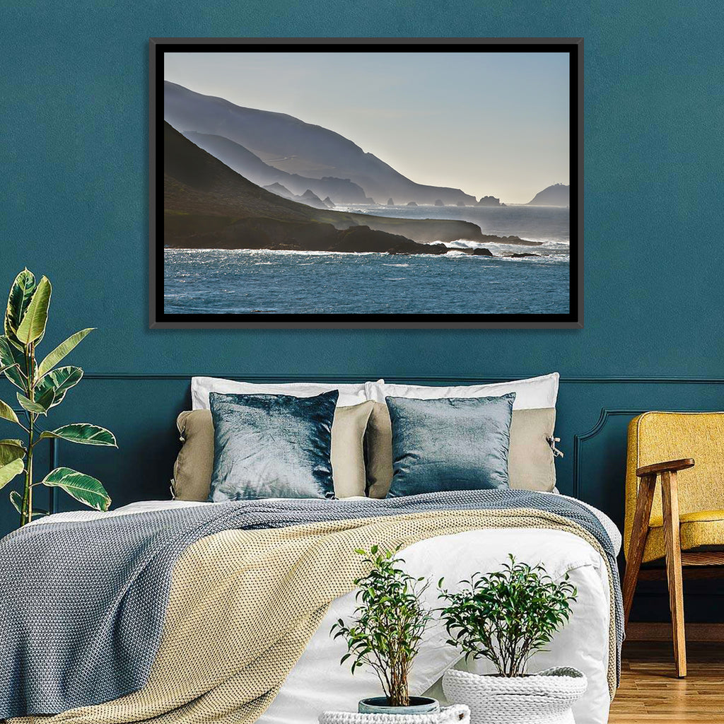 Misty Big Sur Coastline Wall Art