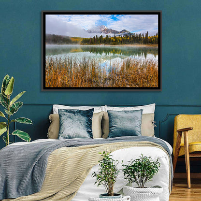 Pyramid Mountain from Patricia Lake Wall Art