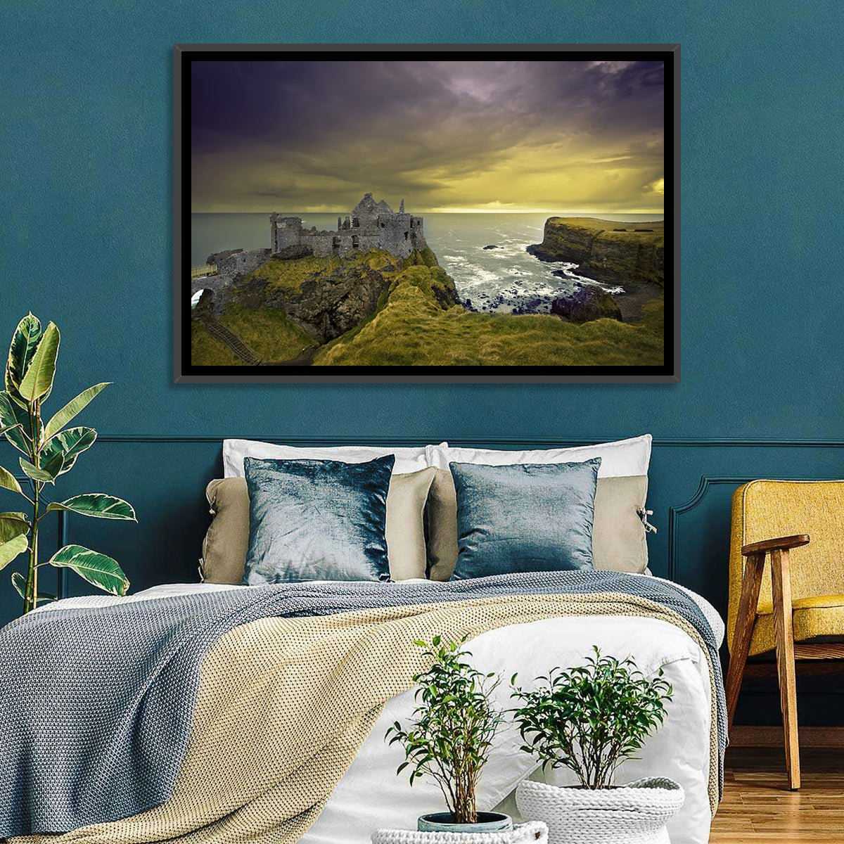 Dunluce Castle Ruins Wall Art