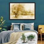 Sepia Orchard Pathway Wall Art
