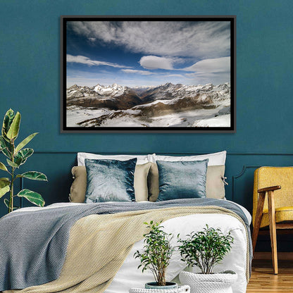 Snowy Alpine Mountains Wall Art