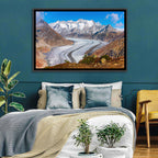 Aletsch Glacier Valley Wall Art