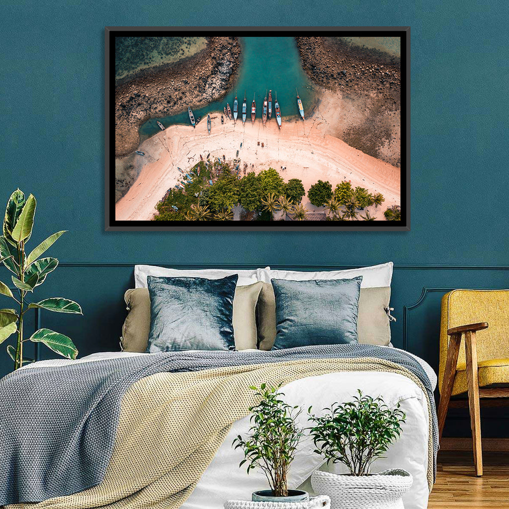 Koh Samui Long-tail Boats Wall Art