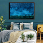 Starry Meadow Nightscape Wall Art