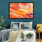 Sunfire Impasto Abstract Wall Art