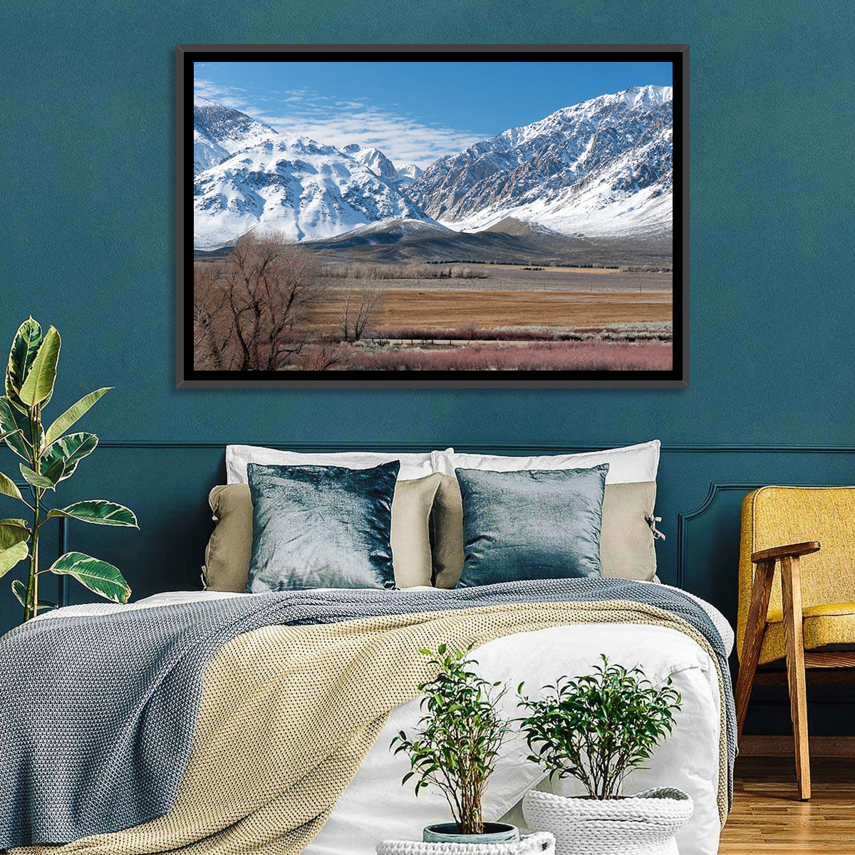Eastern Sierra Winter Peaks Wall Art