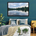 Beaver Lake Park Sunrise Reflection Wall Art