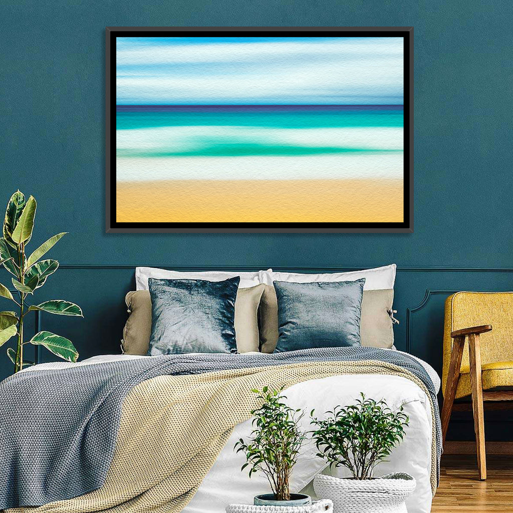 Sand and Surf Abstraction Wall Art