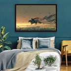 Unstoppable Knight with Red Cape Wall Art
